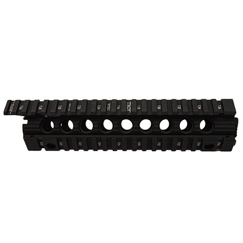 Troy Industries Mid-Length Enhanced Drop-In Battle Rail, 9" Black