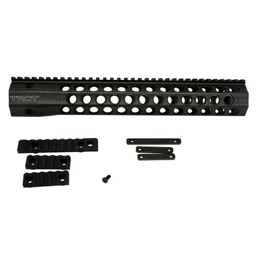 Troy Industries Alpha Revolution Battle Rail, 13" Carbon Fiber