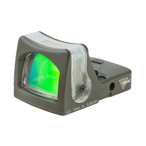 Trijicon RMR Dual-Illuminated Sight 7.0 MOA Amber Dot Reticle, Cerakote Olive Drab Green