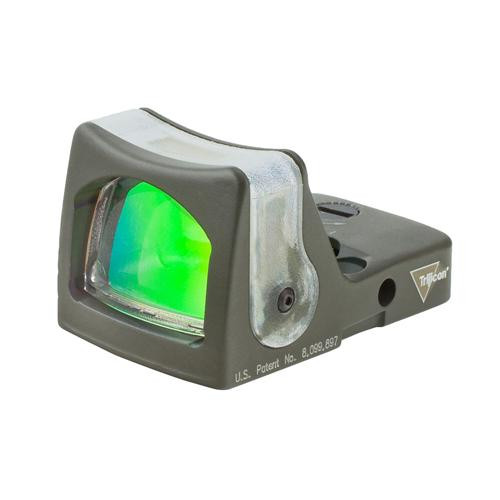 Trijicon RMR Dual-Illuminated Sight 12.9 MOA Amber Triangle Reticle, Cerakote Olive Drab Green