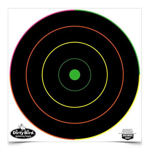 Birchwood Casey Dirty Bird Multi-Color Bull's-Eye 12" (Per 500)