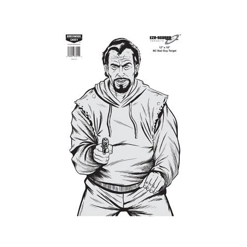 Birchwood Casey Eze-Scorer BC Bad Guy 12" x 18" Per 100