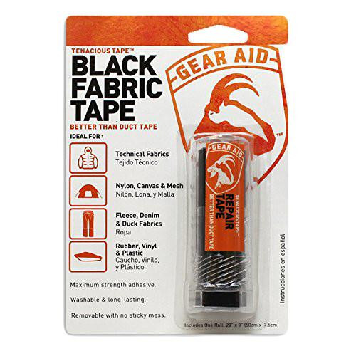 McNett Tenacious Clean Tape 3" x 20" Black