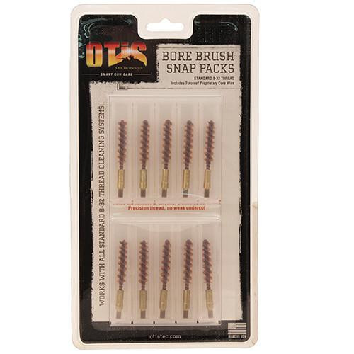 Otis Technologies 10 Pack Bronze Bore Brushes .25 Caliber