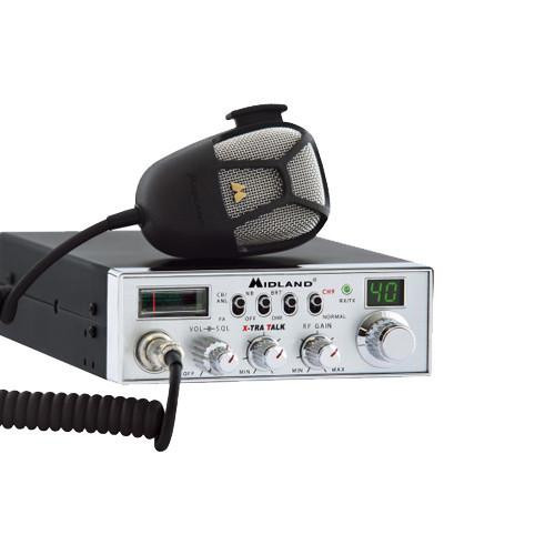 Midland Radios 40 Ch Full Feature Mobile CB Radio w/PA