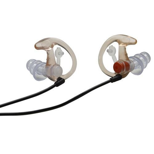 Surefire EP4 Sonic Defender Earplugs, Clear Large, 1 Pair