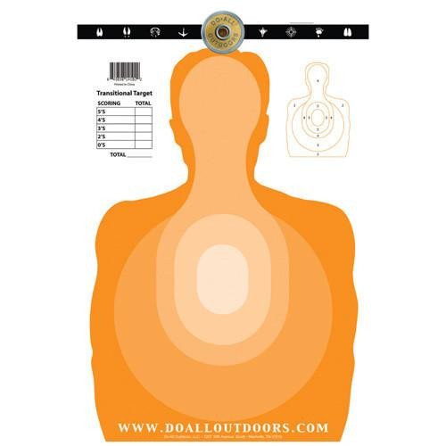 Do-All Traps Paper Target Layered Silhouettes, 12x18, 10 Pack