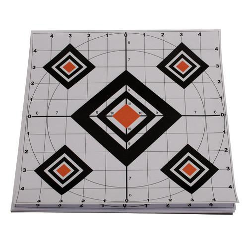 Do-All Traps Paper Target Black Diamond, 10x10, Per 10
