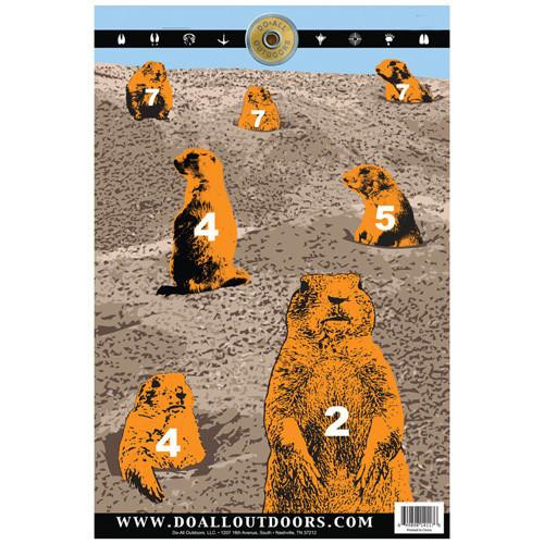 Do-All Traps Paper Target Prairie Dog, 12x18, Per 10