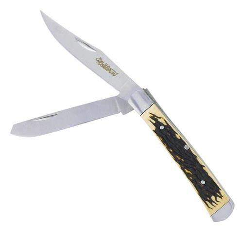 Camillus Cutlery Company Western Granpa 2-Blade Ti Large Stag Pocket