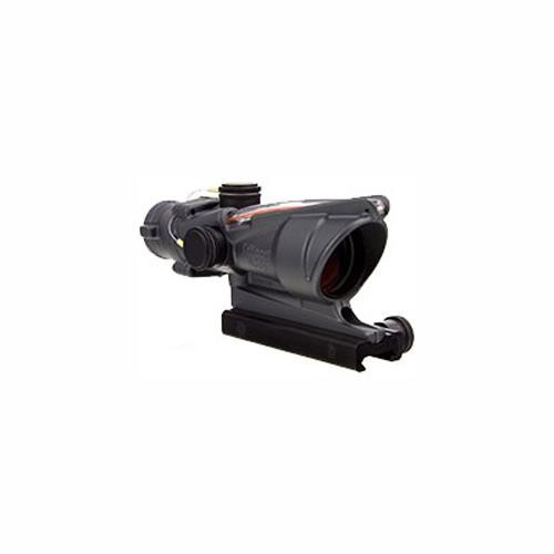 Trijicon ACOG 4x32mm Dual Illuminated Scope Red Crosshair .223 Ballistic Reticle with TA51 Mount, Cerakote Sniper Gray