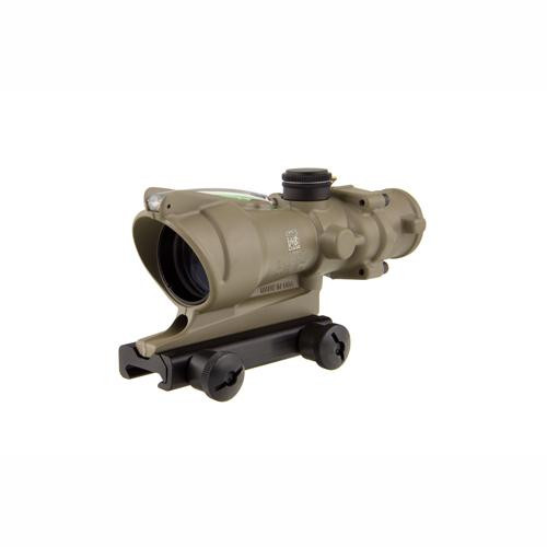 Trijicon ACOG 4x32mm Dual Illuminated Scope Green Crosshair .223 Ballistic Reticle with TA51 Mount, Cerakote Flat Dark Earth