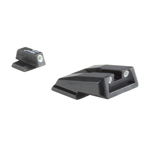 Trijicon Smith & Wesson Bright and Tough 3 Dot Night Sight Set Shield .40/.45/9mm, Green Front and Yellow Rear Lamps