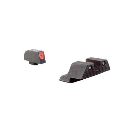 Trijicon Glock HD Night Sight Set 42 and 43, Orange Front Outline Lamp