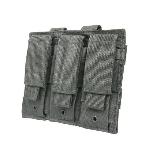 NcStar Triple Pistol Mag Pouch Urban Gray