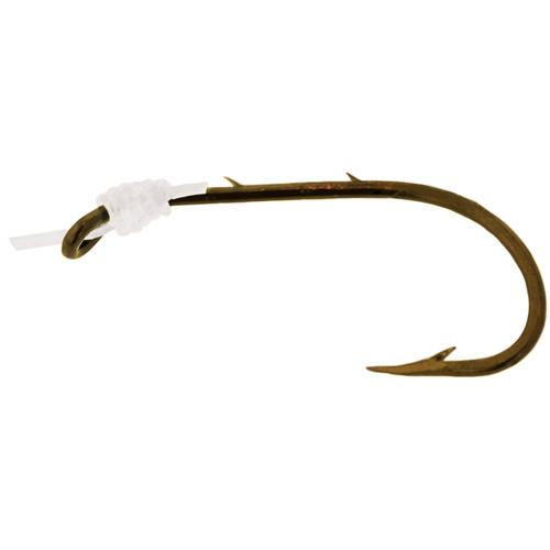 Eagle Claw Baitholder Hook, Bronze Size 1/0 (Per 6)
