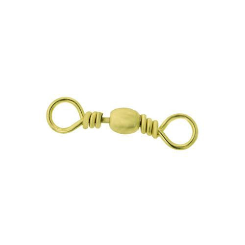 Eagle Claw Brass Barrel Swivel Size 1/0 (Per 3)