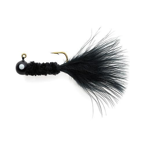 Eagle Claw Crappie Jig 1/16 oz Black