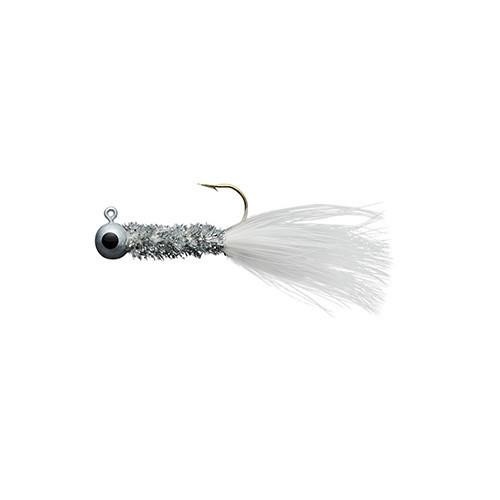 Eagle Claw Crappie Jig 1/16 oz Silver-White
