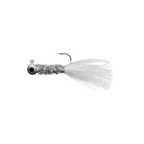 Eagle Claw Crappie Jig 1/8 oz Silver-White