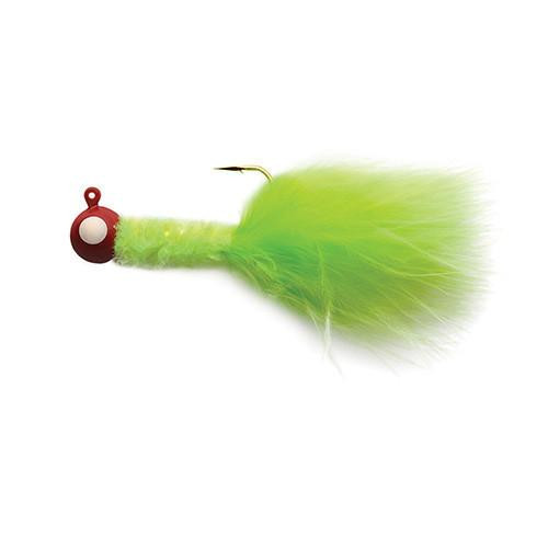 Eagle Claw Crappie Jig 1/8 oz Red-Chartreuse