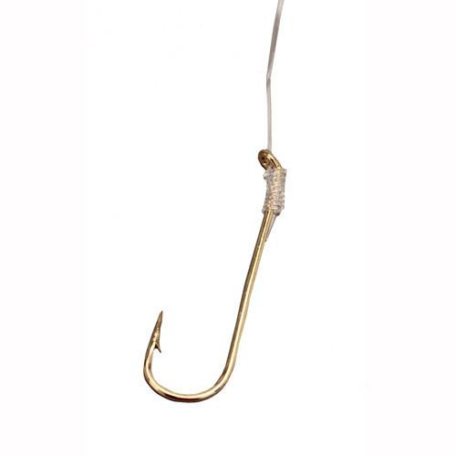 Eagle Claw Lake & Stream Aberdeen Hook, Gold Size 4 (Per 6)