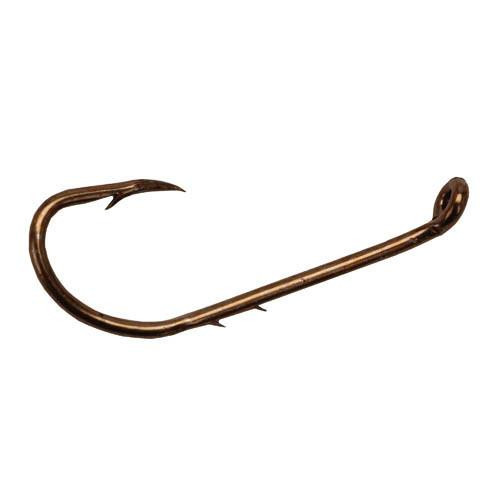 Eagle Claw Lake & Stream Baitholder Hook, Bronze Size 1 (Per 8)