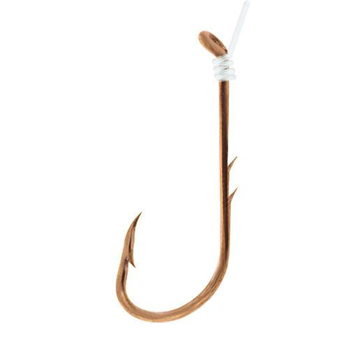 Eagle Claw Lake & Stream Baitholders Snell Hook, Bronze Size 12 (Per 6)