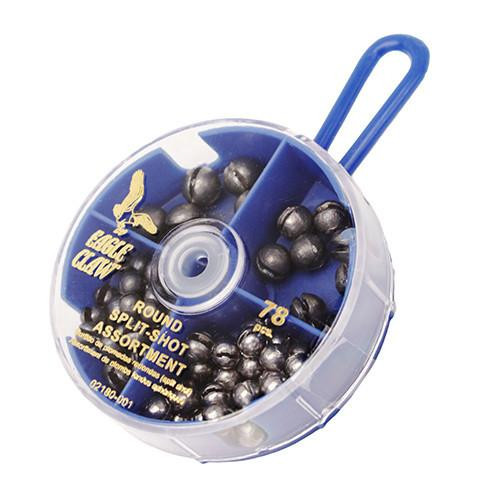 Eagle Claw Sinker Assortment Round Split-Shot (Per 78)