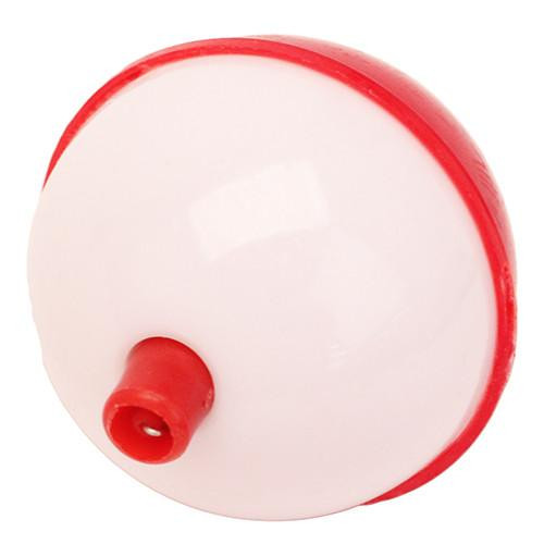Eagle Claw Snap-On Round Floats, Red/White Bulk, 2"