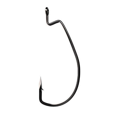 Eagle Claw Trokar Magworm Hook, Platinum Black Size 6/0 (Per 4)