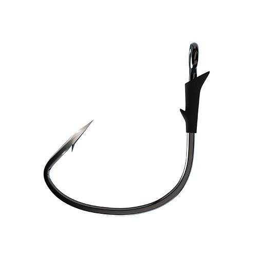 Eagle Claw Trokar Tournament Tube Hook, Platinum Black Size 4/0 (Per 5)