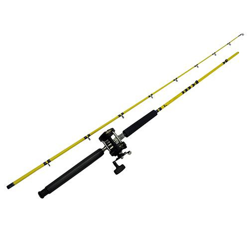 Eagle Claw Starfire Trolling Combo 86 Length, 2 Piece Casting Rod, Pre-Spooled