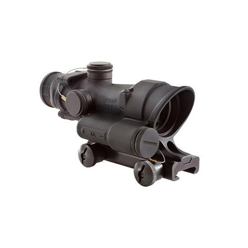 Trijicon ACOG 4x32mm LED Illuminated Scope Green, .223 Crosshair Reticle with TA51 Mount, Black