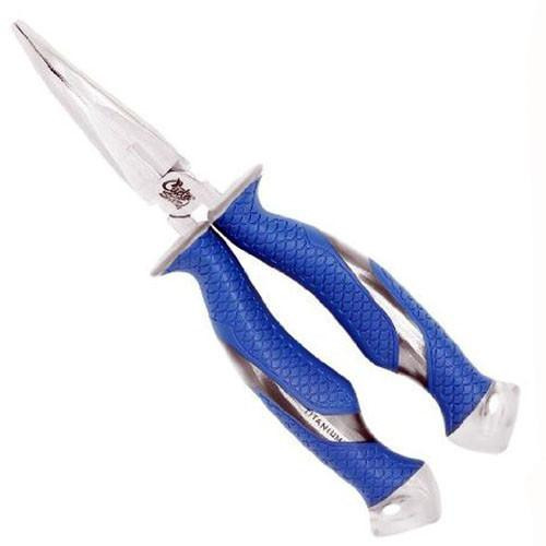 Cuda Brand Fishing Products Titanium Bonded Pliers 8.5" Bent Needle Nose