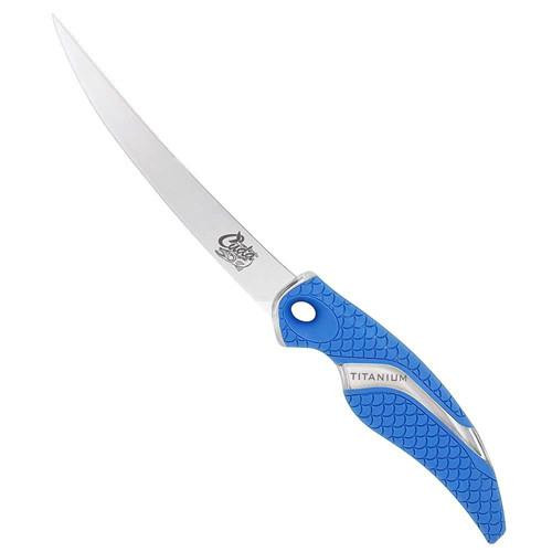 Cuda Brand Fishing Products 6" Titanium Bonded Curved Boning Knife