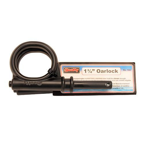 Scotty Strongback Oar Lock, 1 3/4???, Black, 1 Pair
