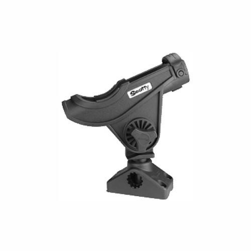 Scotty Rod Holder Baicaster/Spinning, Black w/0241 Side/Deck Mount