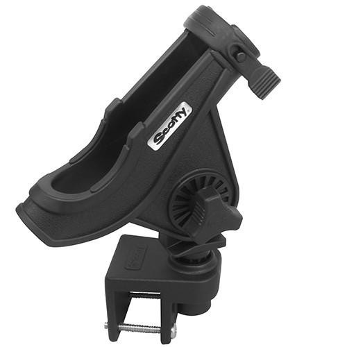 Scotty Baitcaster/Spinning Rod Holder with Number 241 Square Rail Mount, White