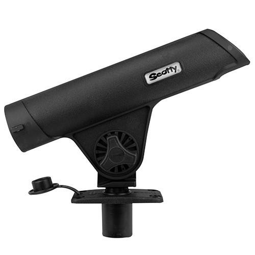 Scotty Rod Holder Rodmaster II with 0244 Flush Desck Mount, Black
