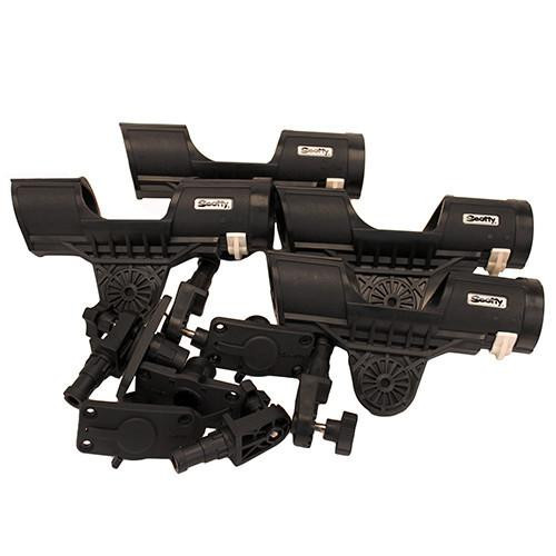 Scotty Rod Holder Orca with 0244 Flush Deck Mount, 4 Pack