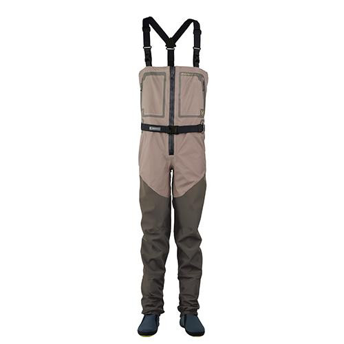 Hodgman Waders Wader Aesis Sonic Zip Stocking Foot, Large King, Bronze/Olive
