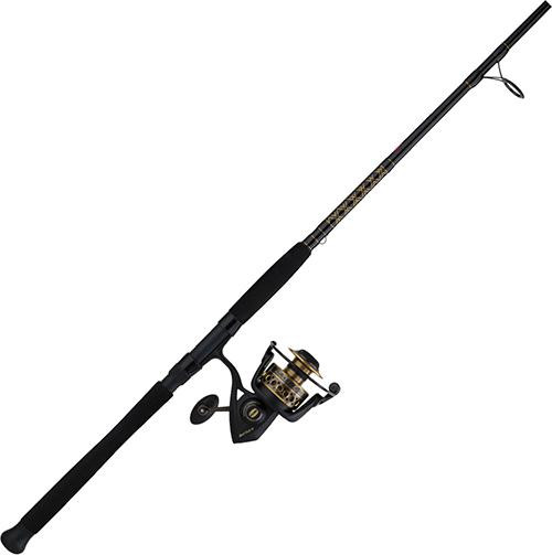 Penn Battle II Spinning Combo 4000, 6.2:1 Gear Ratio, 7 Length, 1 Piece Rod, 10-17 lb Line Rate, Medium Power