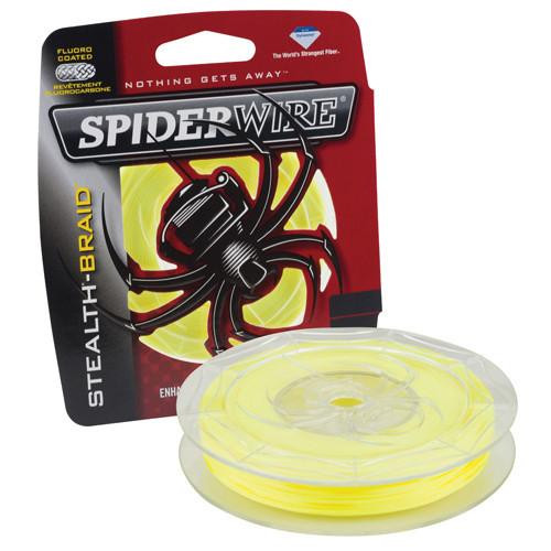 Spiderwire Stealth Braid, Hi-Vis Yellow 10 lb, 300 Yards