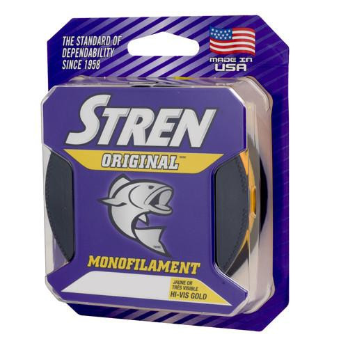 Stren Original Monofilament, HiVis Gold 8 lb, 330 Yards