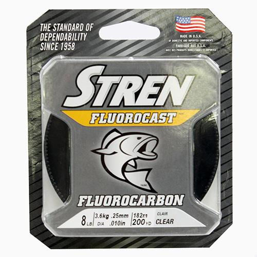 Stren Braid 200 Yards, 8 lb Strengtyh, .010" Diameter, Clear