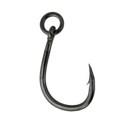 Gamakatsu Live Bait Hook, Heavy Duty with Solid Ring Size 3/0, NS Black, Per 5