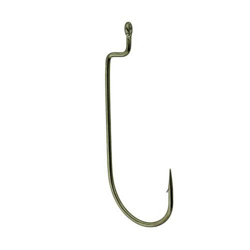 Gamakatsu Worm Hook, Offset Shank Size 5/0, Bronze, Per 5