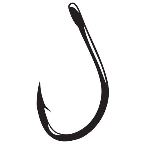 Gamakatsu Live Bait Hook Size 3/0, NS Black, Per 5