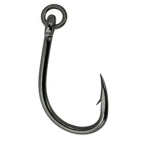 Gamakatsu Live Bait Hook with Solid Ring Size 3/0, NS Black, Per 5